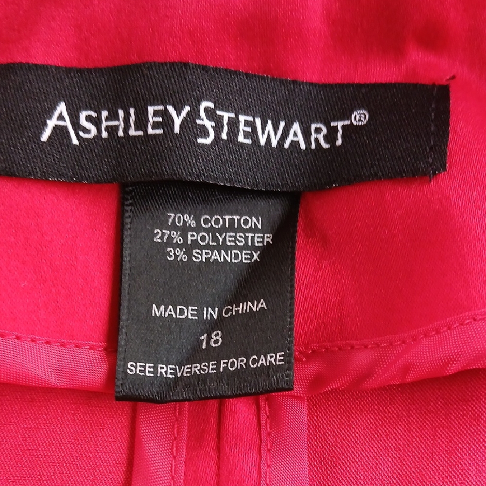 Ashley Stewart Vibrant RED Blazer - Picture 14 of 16
